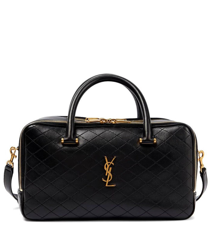 Saint Laurent Cassandre Leather Duffle Bag